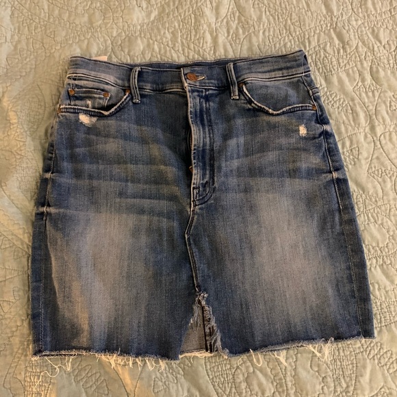 Mothers the sacred slit denim skirt - Picture 2 of 6